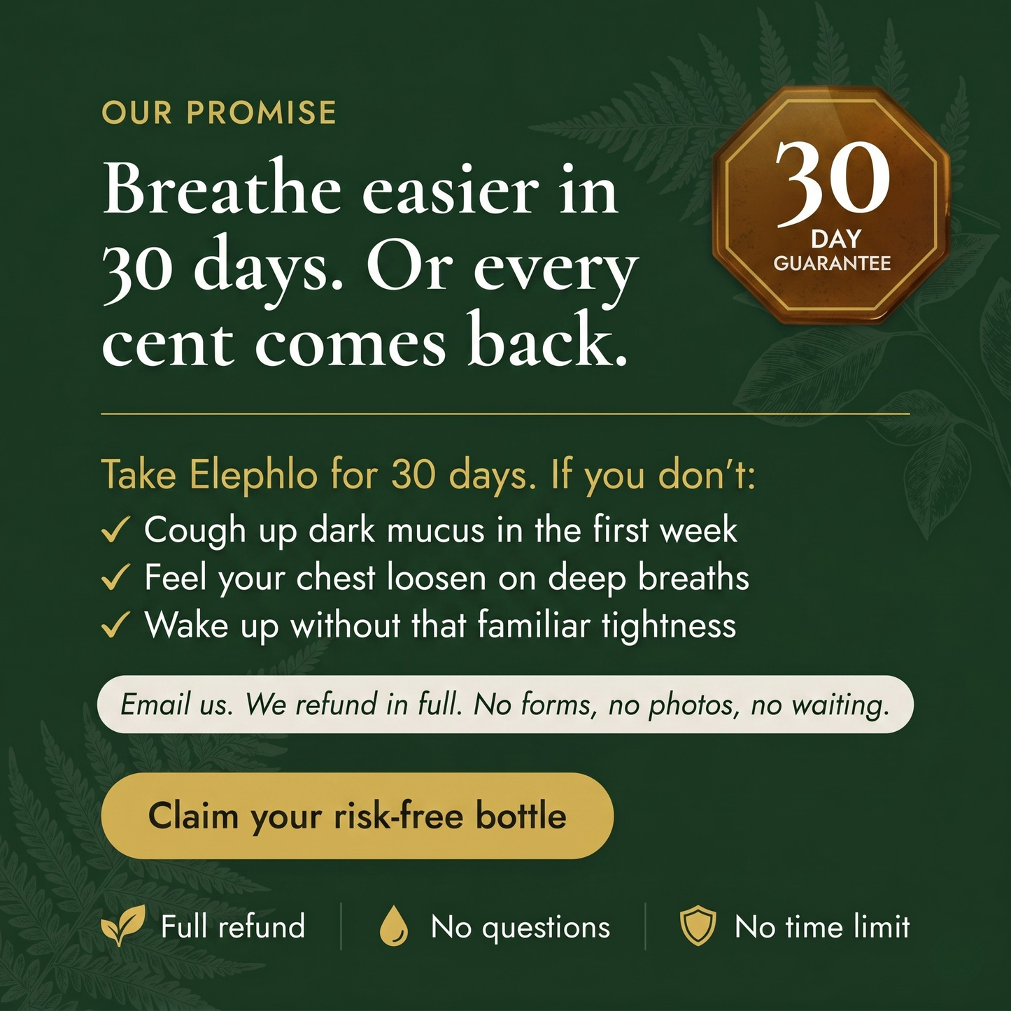 Your lungs have been waiting to clear out for years